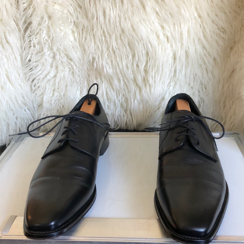 Authentic Brolleto Men’s leather shoes size 10.5 black